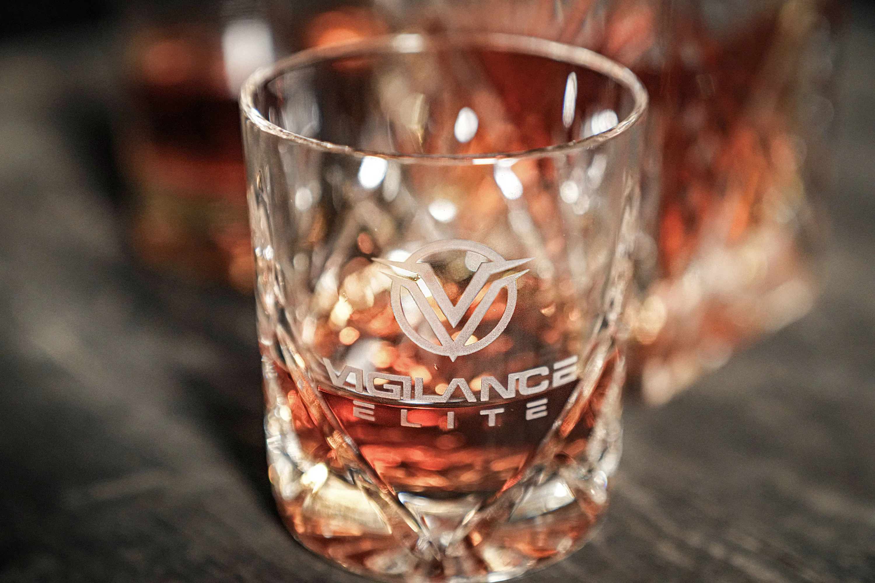 Vigilance Elite Regal & Imperial Deep Etched Crystal Tumblers - Image 4
